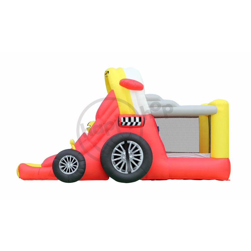 Happy Hop kids white sesame street frozen with blower inflatable bounce house