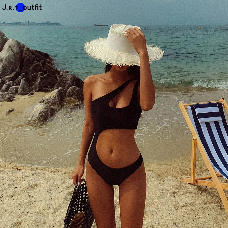 2022 Custom Logo Bodysuit Bathing One Piece Solid Colors Bikinis Designer Beach Wear Women Fitness Swimwear