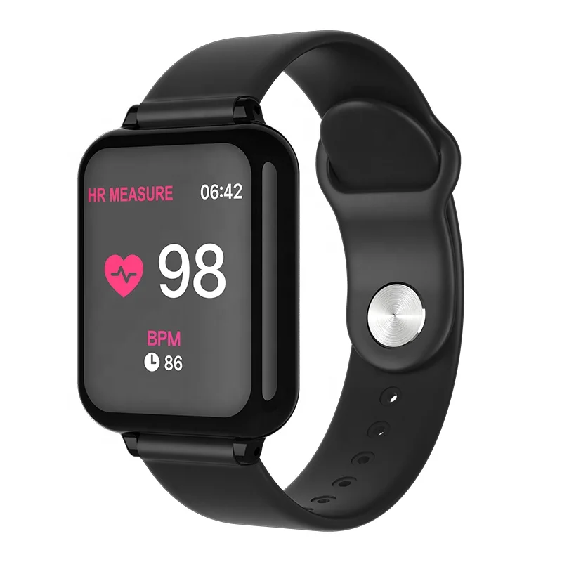 Верхнее уплотнение amazon B57 спортивные Смарт-часы браслет водонепроницаемый монитор сердечного ритма дешевые трекер активности Смарт Браслет для ios huwei телефоны