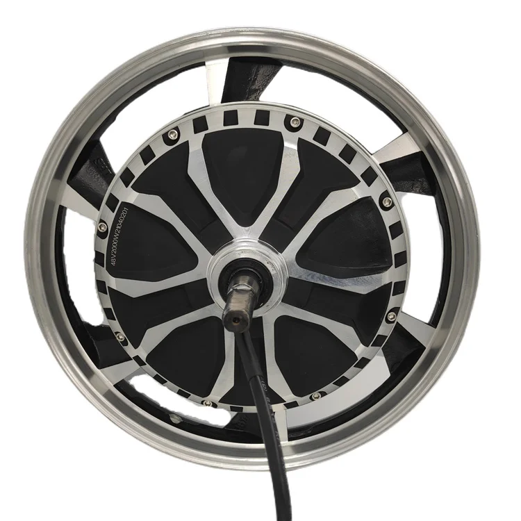 high power 16 inch 48V60V 1000W1500W brushless gearless hub motor drum brake with lock electric bicycle hub motor