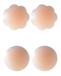 Soft Women Light Medium Dark Skin Color Matte Nipple Cover Invisible Ultra Thin Brown Sticky Bra Nipple Cover