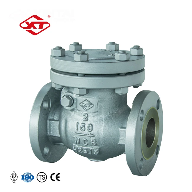 
XINTAI H44H-150LB ANSI 2 Inch API Flanged Water Swing WCB Carbon Cast Steel Non Return Check Valve Price 