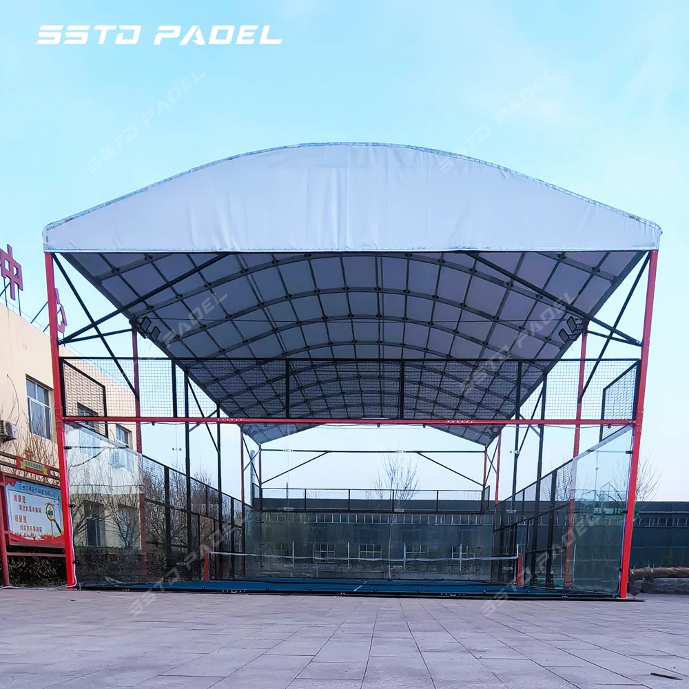 SSTD Padel Court Cover Completed Tennis Court plus Roof Paddle tennis court Ceiling Panoramic Roof