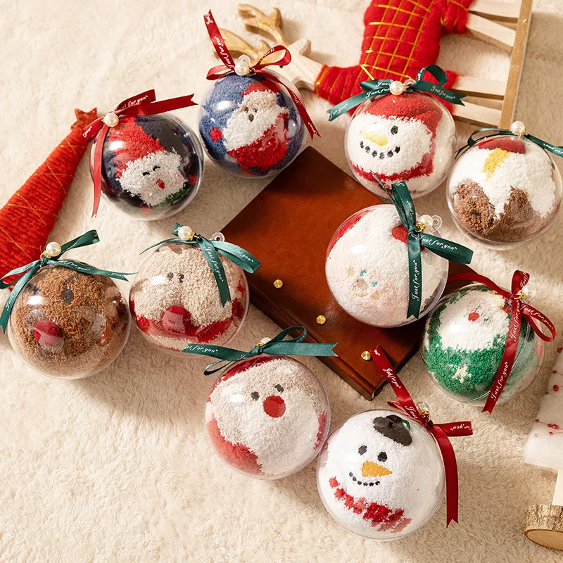 2022 зимние Смешные праздничные подарочные коробки пушистые женские рождественские Пушистые Носки