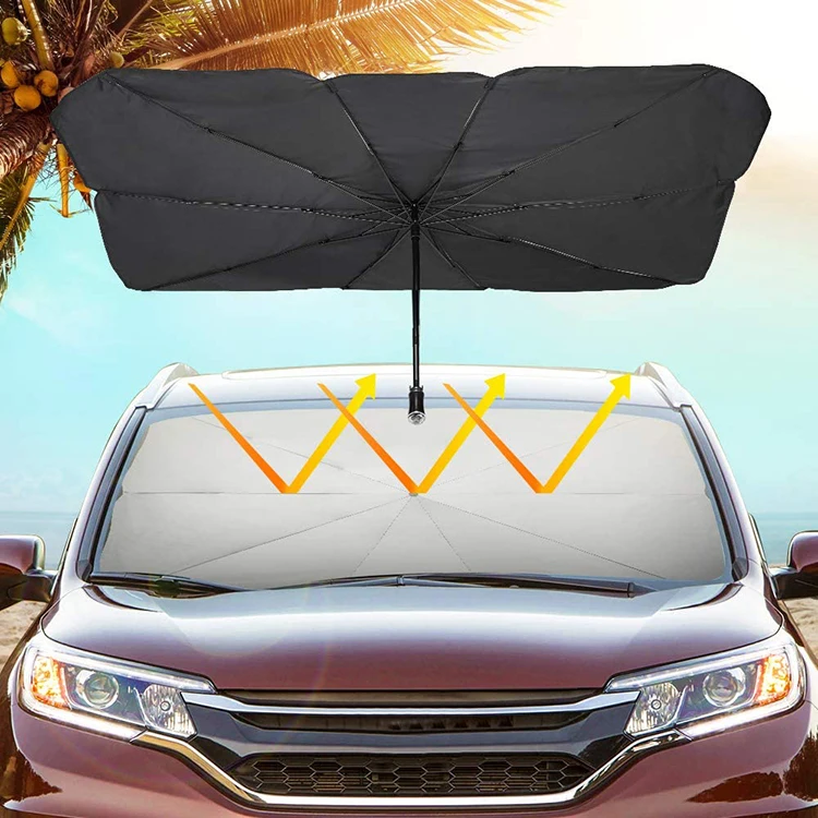 Window Cover Folding Sun Shade Foldable Windshield Block Car Umbrella