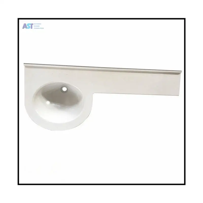 SMC Marble Stone Sink Bathroom Stylish Commercial White Wash Basin