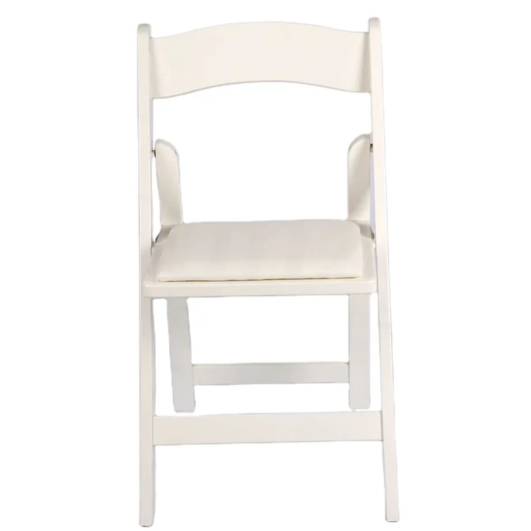 Folding Chair White Wedding Chair Beautiful Garden Chair Wholesale Practical Wooden Cartons Outdoor Wood Modern Removable 200pcs