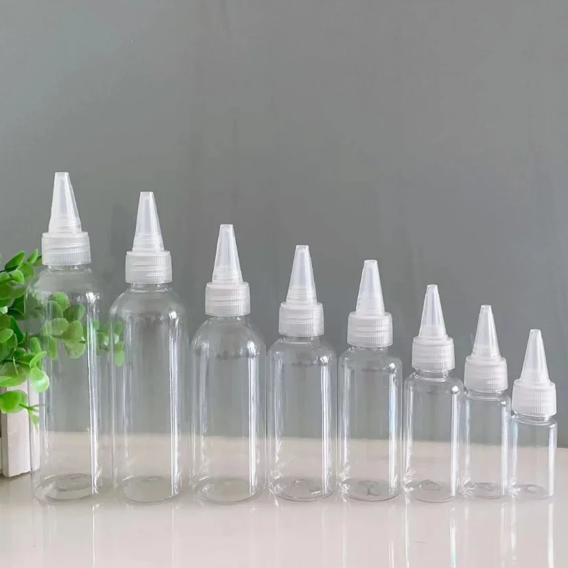 Beauty Salon Hair Oil Bottles Squeeze Hair Oil Applicator Plastic Bottles30ml 60ml 80ml 100ml 12Oml 150ml 200ml 250ml 300ml