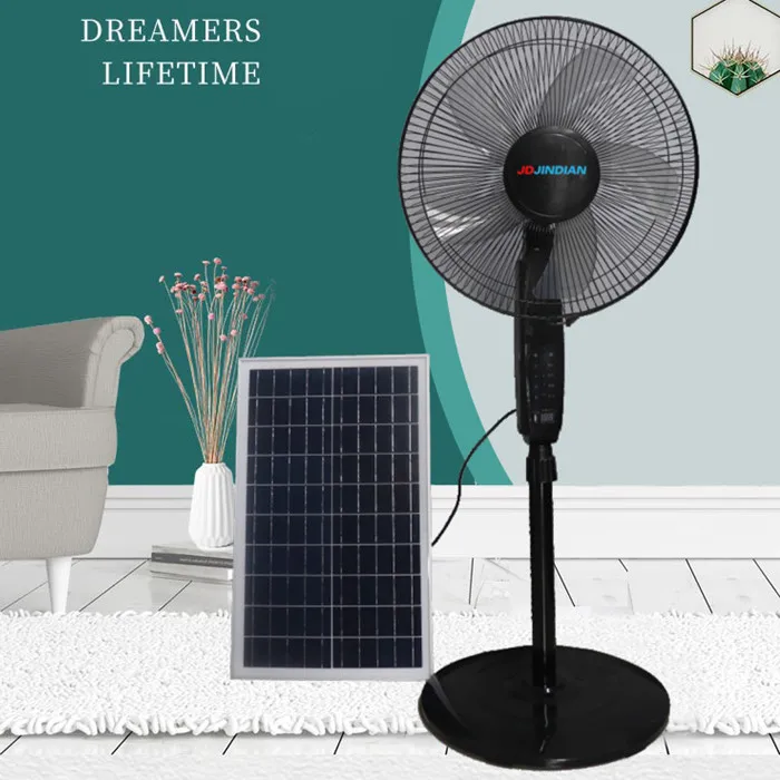 Hot Selling Plastic Home Solar Fan With Battery