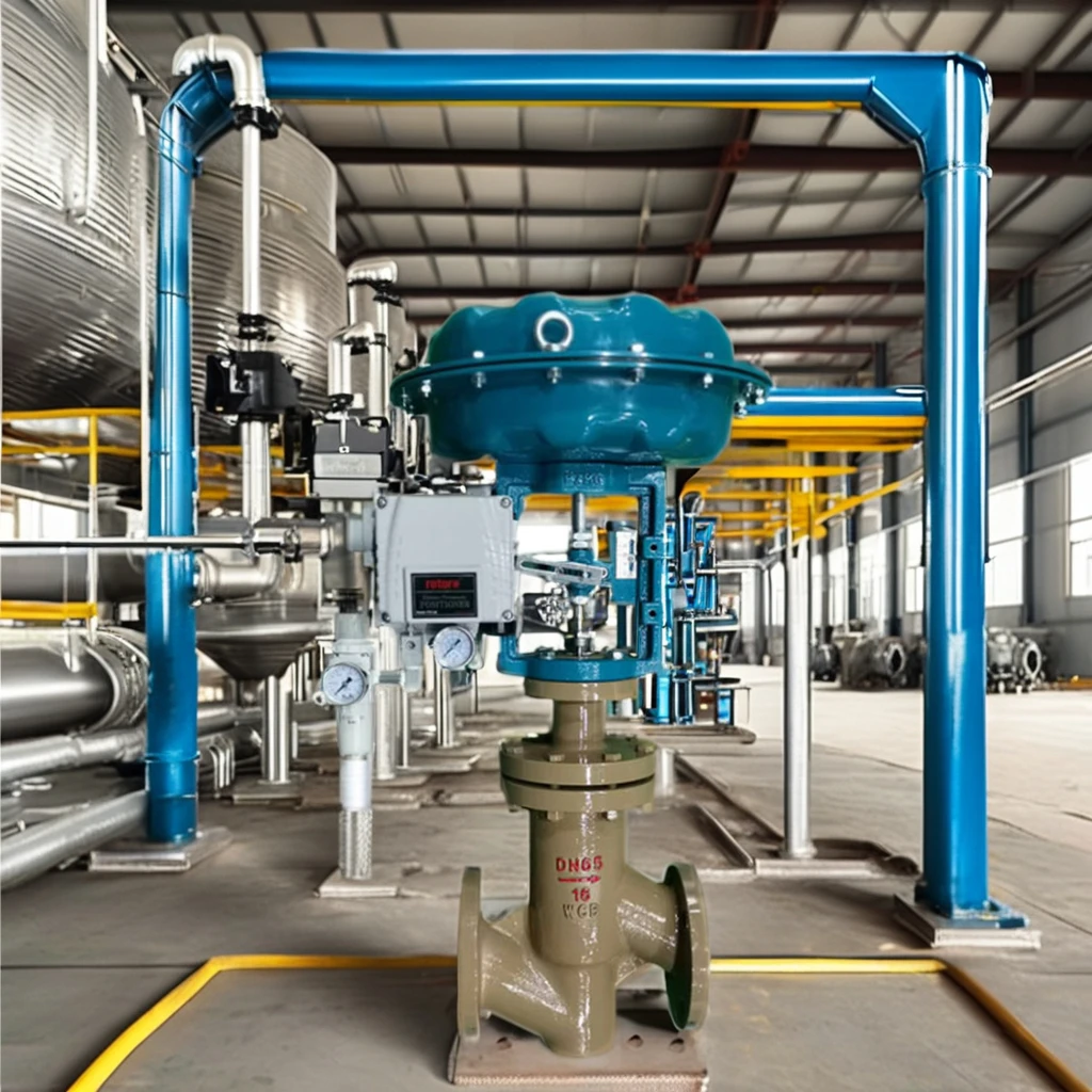 Pneumatic Flow Pressure Regulator Control Valve