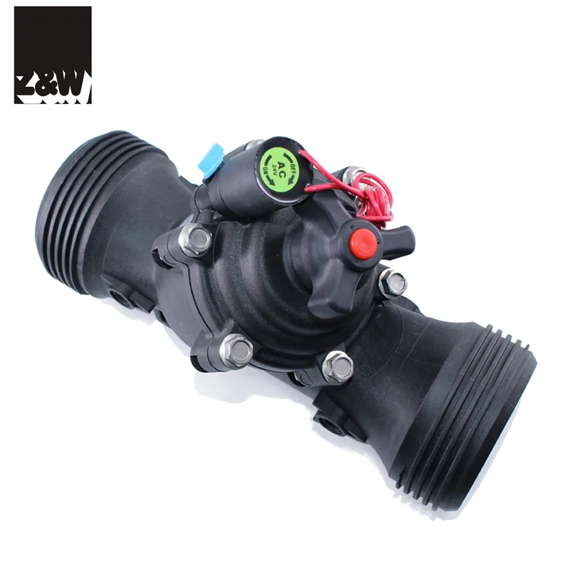 301BM 3 inch solenoid electric control valve for irrigation water DN80 90MM 24V 12V 220V hydraulically diaphragm actuated pilot