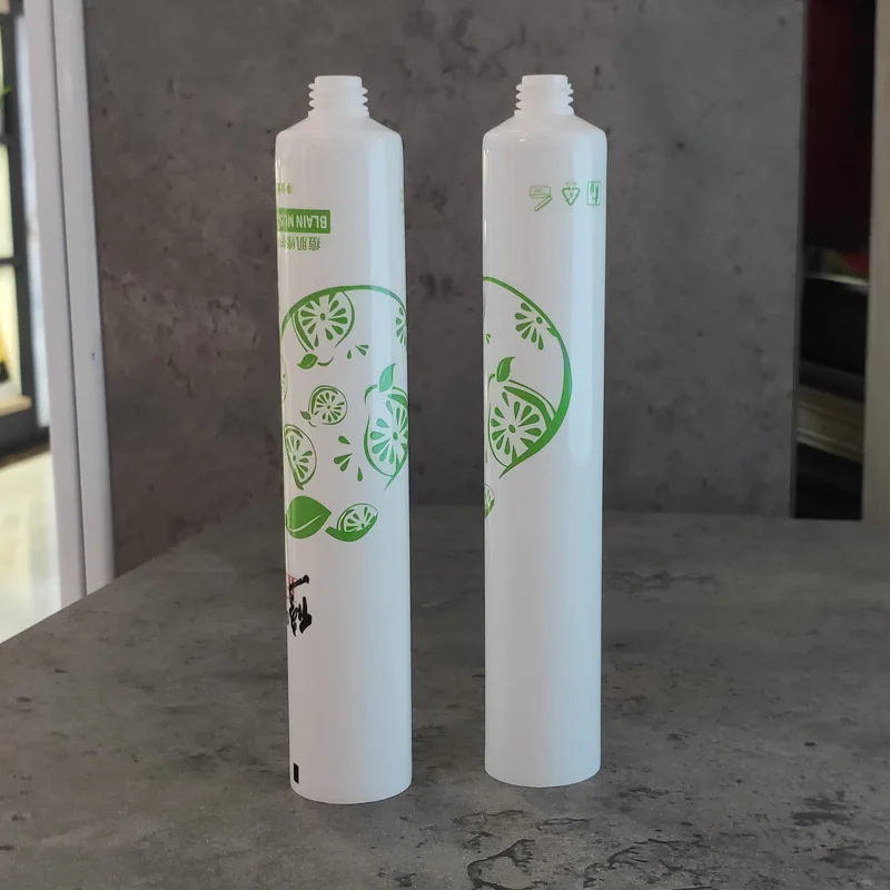 
silk screen printing small tube 20g ointment repairs skin packaging cosmetic plastic cream tube with octagonal cap 