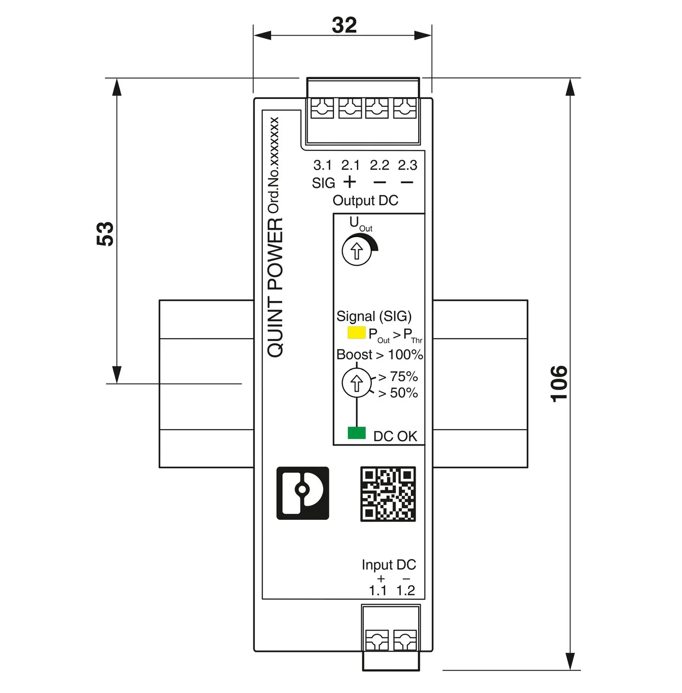 QUINT4-PS/48-110DC/24DC/2.5/PT - DC/DC converter 1066708 Germany original