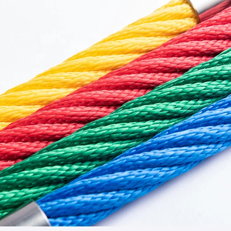 Комбинированный Канат из полипропилена со стальным сердечником 16 мм для использования в досуге