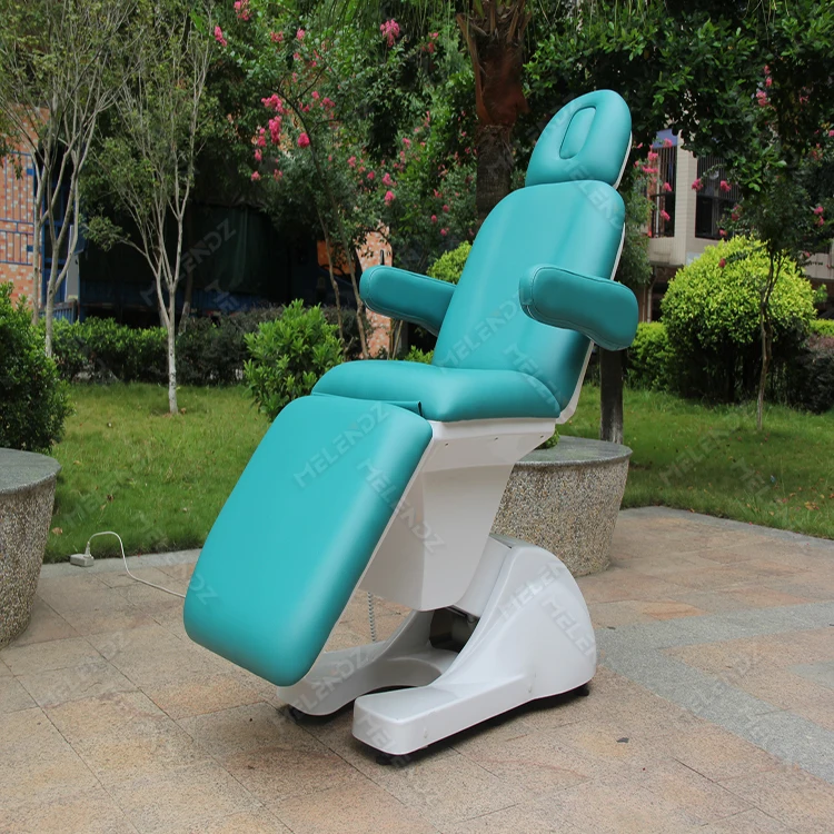 Electric Cosmetic Black Heated Led Cosmetic Heating Function Bed Adjustable Legs Cosmetic Salon Pmu Beauty Beds