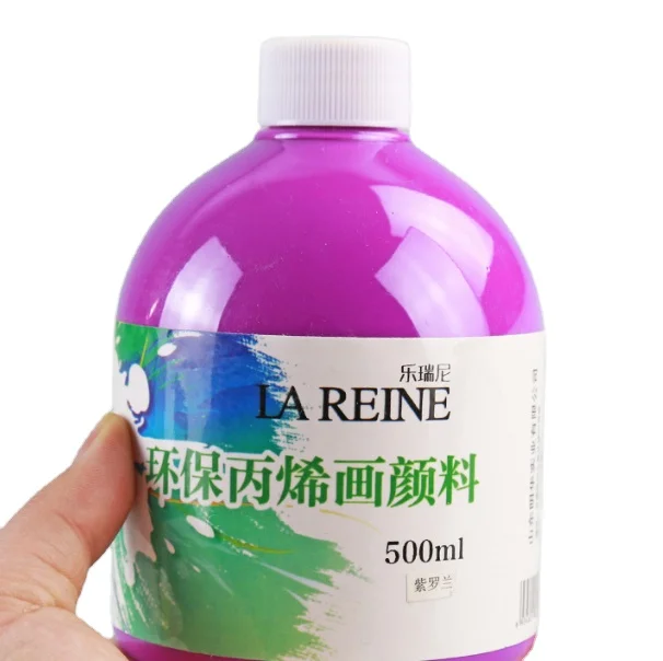 Lareine 500ml Acrylic Colours Waterproof Paint for Painting and Artist
