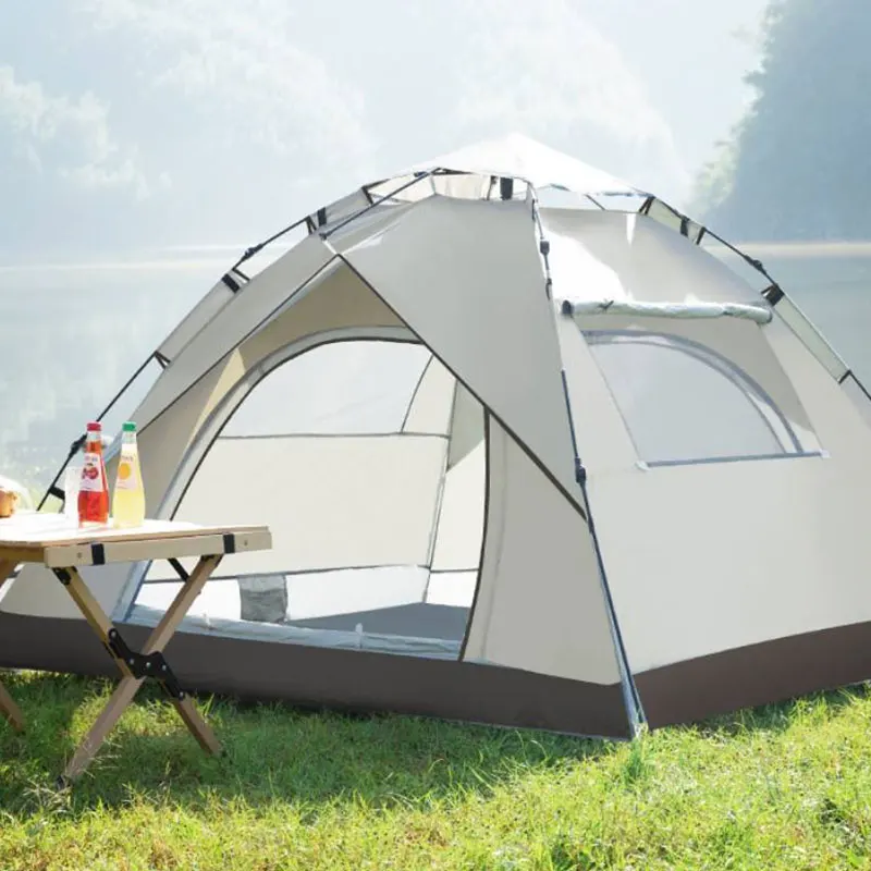 CLM  Portable Folding Tent Spring Outing Park Picnic Outdoor Mesh Ventilation Sun Shelters Automatic Camping Tent