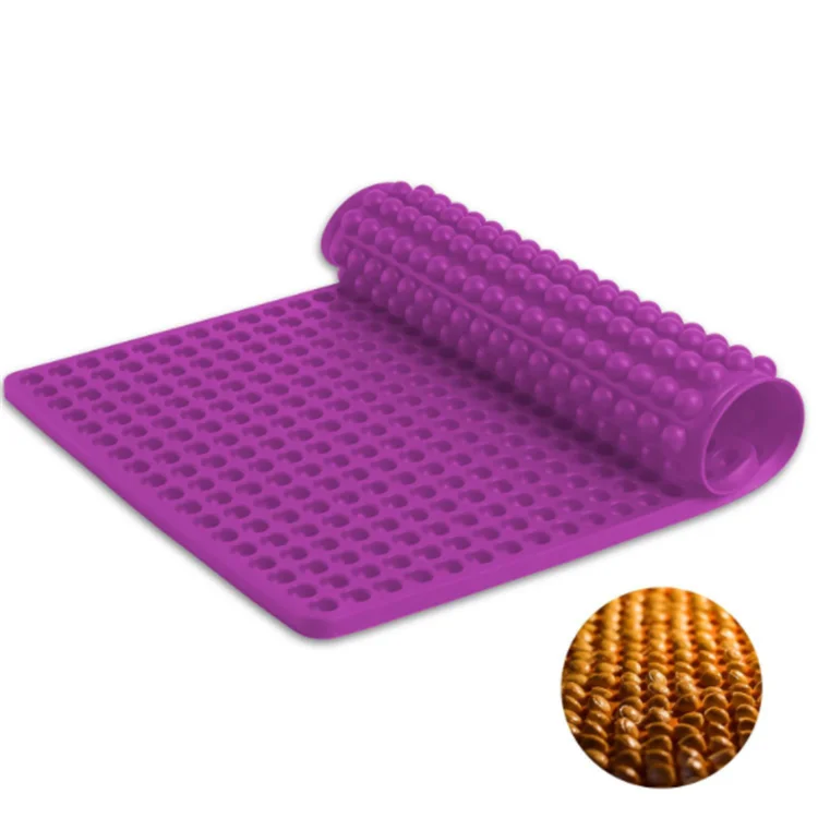 Hot Sale 3 Color 468 Cavity Mini Chocolate Drops Dog Treats Pan Semi Sphere Gummy Candy Round Silicone Mold