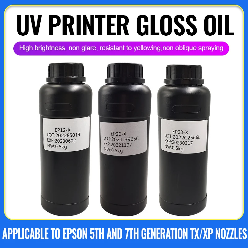 Epson L805 printhead compatible ink 500ML C,M,Y,K,LC,LM,W colorful uv inkling uv dtf printer