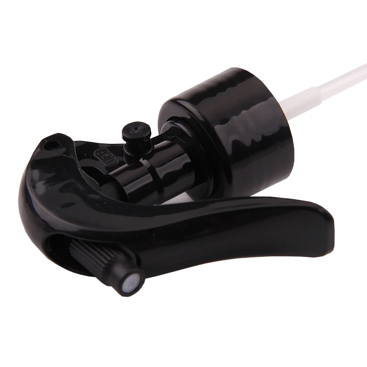 
Black and transparent smooth surface mini trigger sprayer for bottles 