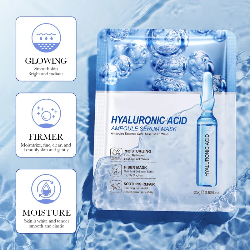 Wholesale Private Label Beauty moisturizing facial masks skin care Vitamin C hyaluronic acid replenishment collagen Facial  mask