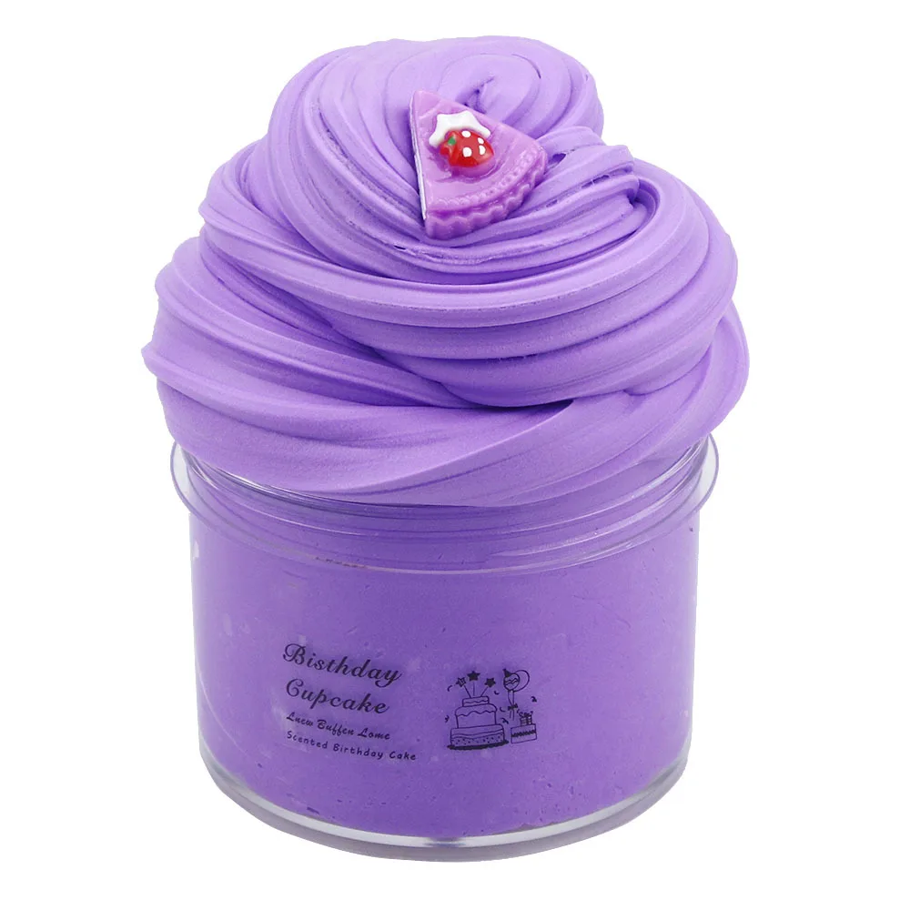 70ml Candy Butter Fluffy Slime Supplies Toys Polymer Clay Additive Putty Soft Light Plasticine For Slime Charms Gum Antistress