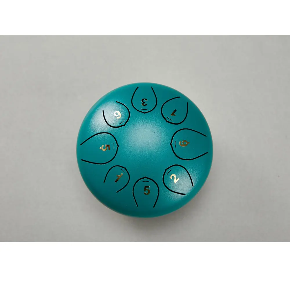 Tongling Music Hot Sale 6 Inch 8 Notes Steel Tongue Drum Music performance for Sale