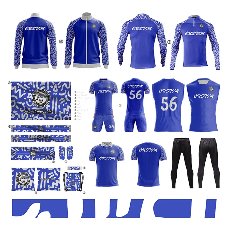 customize soccer uniform sublimation full set football shirts kit football jersey 2021 2022 set soccer jersey 2021 soccer wear