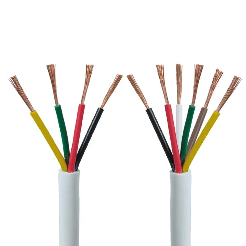 High Quality 3 Core PVC Insulated Electric Wire Cable Copper Core Soft Wire 1mm 1.5mm 2.5mm low voltage cable