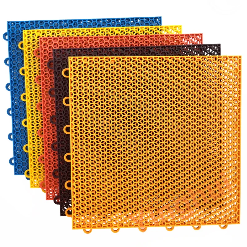 O-01 Easy To Install Plastic Portable Floor Outdoor Basketball Floor Fustal Volleyball Court Flooring For Sale