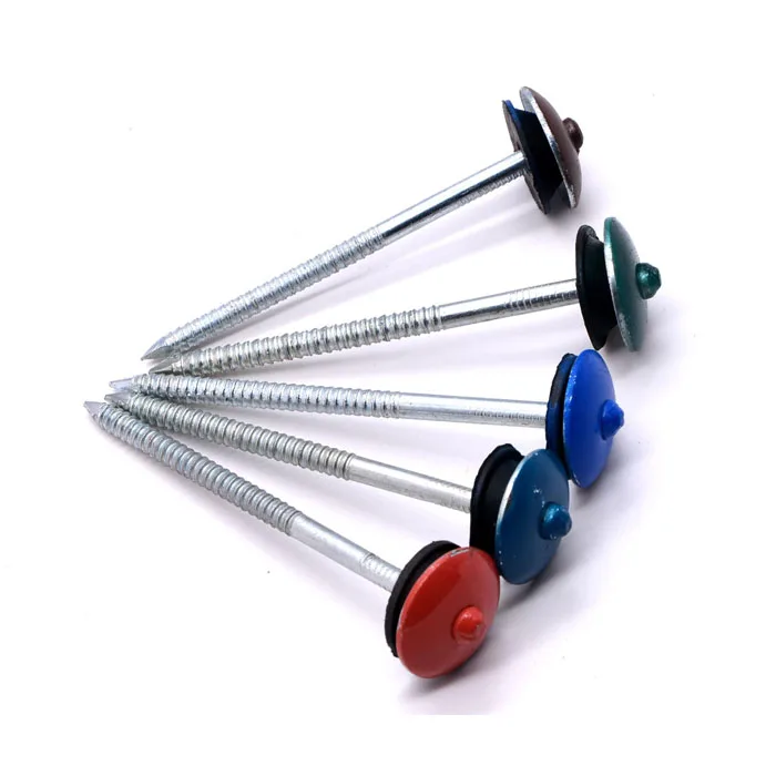 Manufacturers supply galvanized and polished corrugated nails  straight nail  umbrella head roofing nails