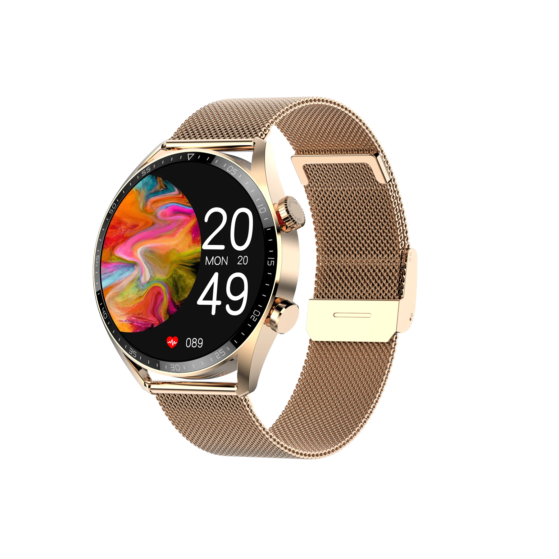 IP67 IP68 Waterproof Amoled Smartwatches T60 For Iphone Wireless Charging Support dial download Smart Watch