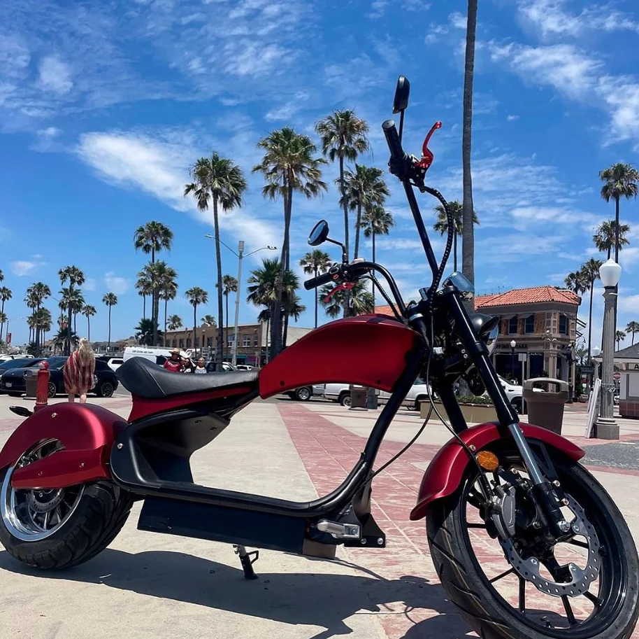 EU In Stock 3000W E Scooters Electric Citycoco Chopper Bike MH3 For Man