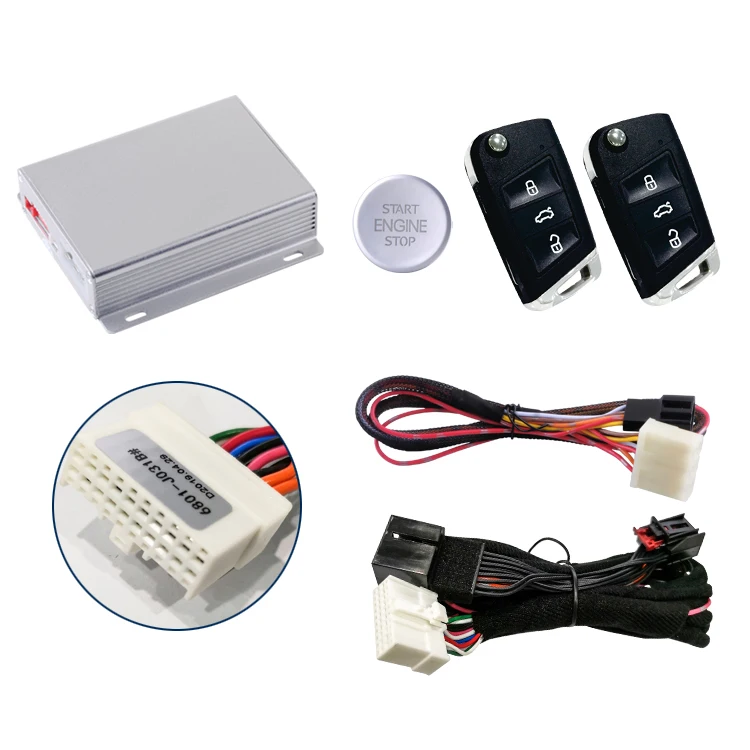 2024 Surprise Price Plug and play remote operation central locking system remote start For Volkswagen Polo year 10-19