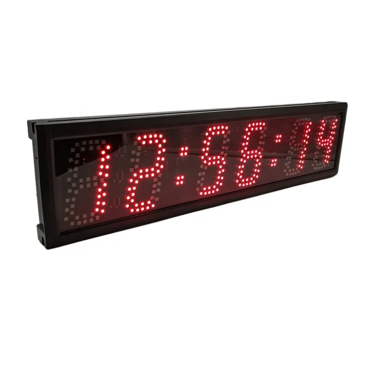 Jhering 5 Inch 7 Color High Brightness Timer Large Display Screen Buttons Box Battery Race Timing Clock
