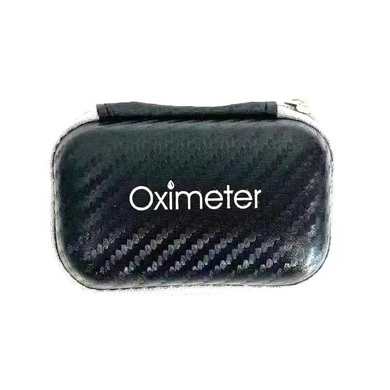 Manufacturer directly supplies Eva fingertip pulse oximeters bag with neutral zipper fingertip blood oxygen monitor storage box