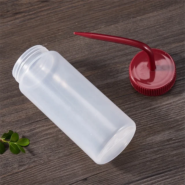soft ldpe squeeze washing bottles for plant watering laboratory wash with bent squirt nozzle wholesale