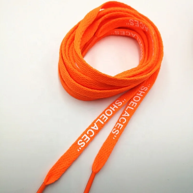 New style airforce custom print logo printed shoelaces shoe laces