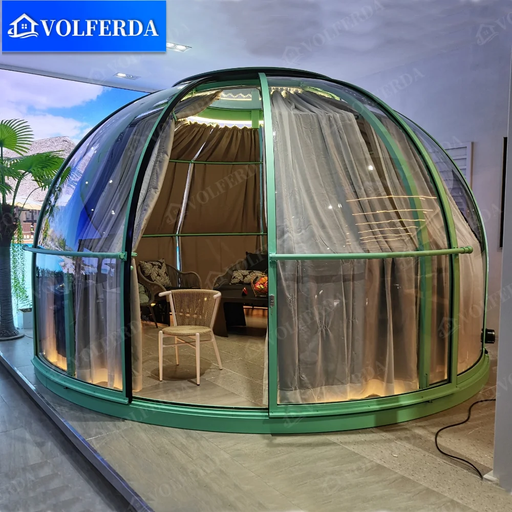 Modular Transparent PC Luxury Dome House Tent for Dinning House/Cafe/ Resorts/ Vilas/ Camping