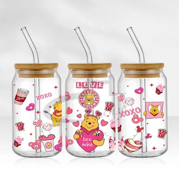 16oz Glasses Uv Dtf Film Sticker Cold Transfer Tumbler Wrap DTF