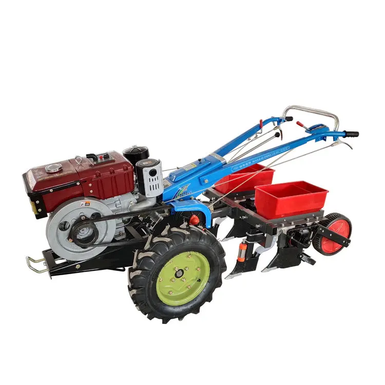 Hand corn seed machine planter two row maize seeder manual maize seed planter