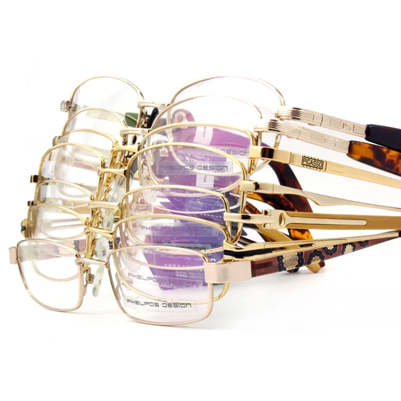 High Quality Unisex Metal and PC Optical Glasses Frames Discounted Price for Men and Women Full Rim and Half-Rim Options