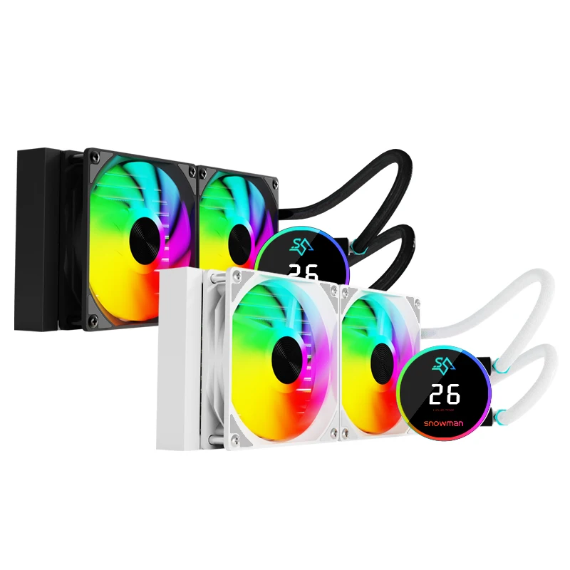 SNOWMAN 240mm CPU Liquid Cooling System High Efficiency RGB Water Cooler with Quiet Operation