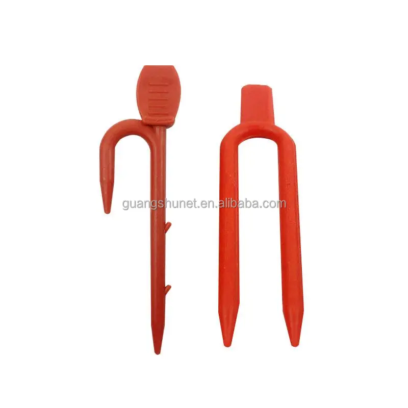 Plastic Garden Fastening Vines Clamps Vine Holder Watermelon Strawberry Fixing Fork Vegetable Clamp