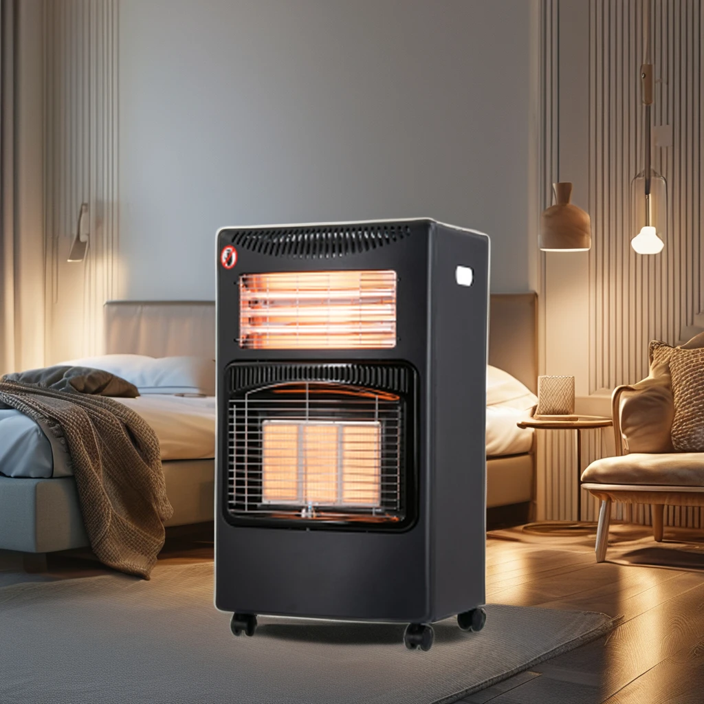High Quality Freestanding Infrared Ceramic Portable Heater Bedroom Living Room Safety Protection Device Gas Electric Mobile