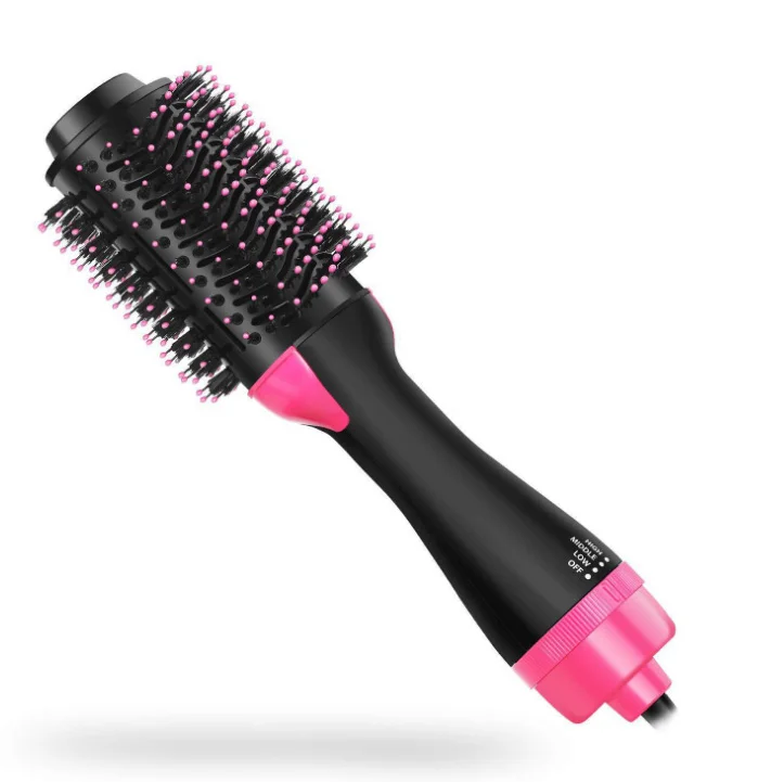 Профессиональная Горячая и холодная щетка для волос, расческа, щетка для горячего воздуха, стайлер, одношаговый фен для волос и объединитель