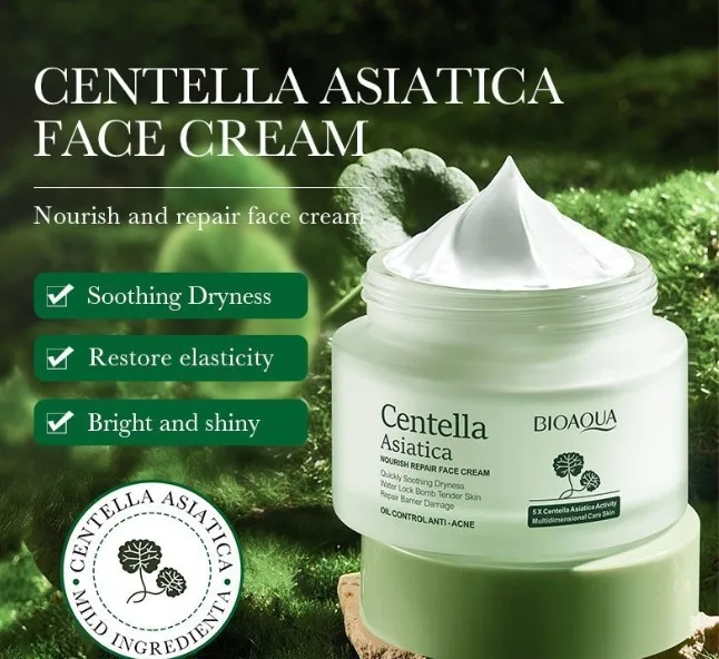 Wholesale BIOAOUA Centella Firming Face Cream Soothing Repair Serum  Essence Liquid and Mask