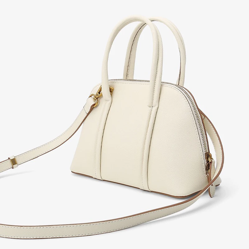 Oem Custom Logo Luxury Embossed shell shape pu Leather Tote Bags For Women Purses