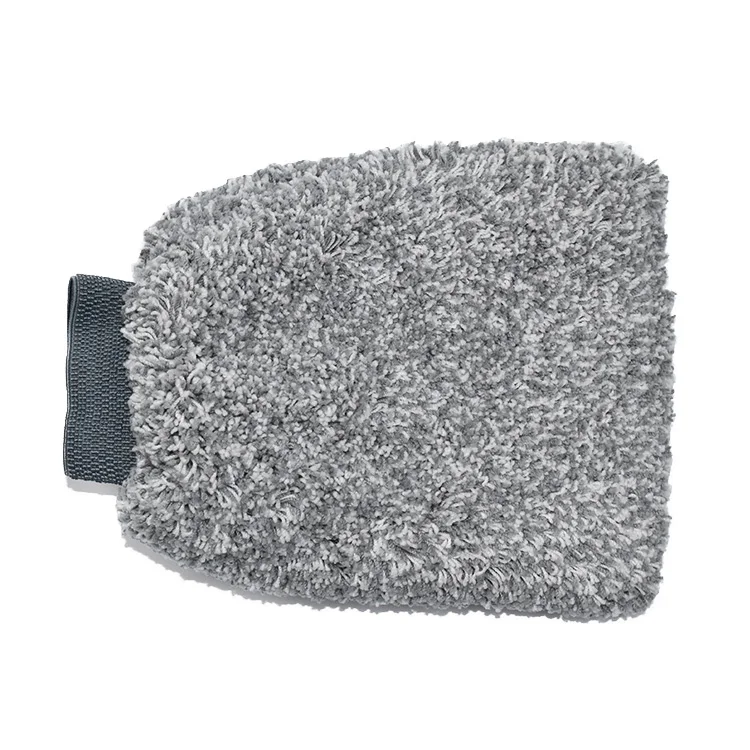 Soft Car Care Microfiber Absorbent Wash Mitt Cleaning Gloves for Car Detailing Cleaning mat