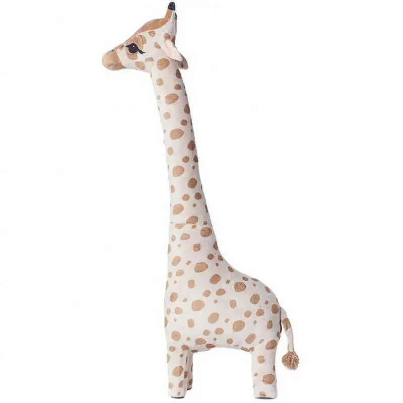 Factory Sell Big Size Simulation Giraffe Plush Toys Soft Stuffed Animal Giraffe Sleeping Doll Toy For Boys Girls Gift Kids Toys